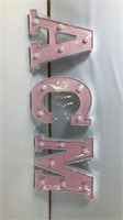 New A C M Pink Letter Lights