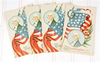 Vintage Embossed Washington Post Cards