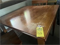WOOD BISTRO TABLE - 37x37