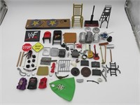 Assorted WWE/WWF Accessory Lot