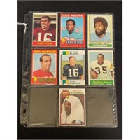 (7) Vintage Football Cards