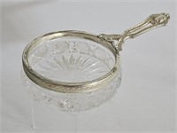 VTG WESTMORELAND FRENCH CUT CRYSTAL CONDIMENT