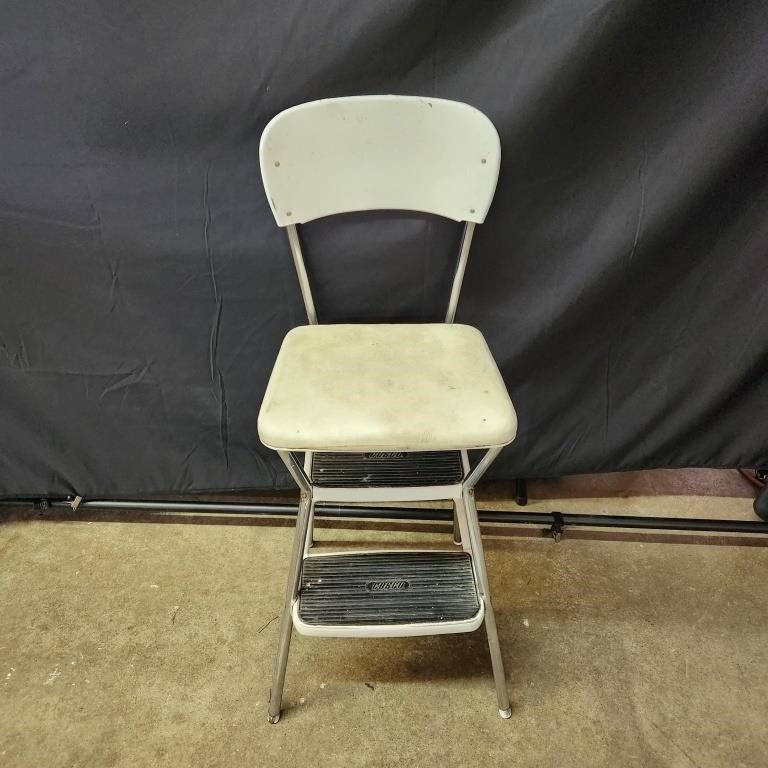 White Cosco step stool chair