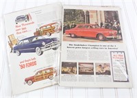 1950's Magazine Car Advertisements