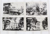 (4) Edina, MO Postcards