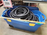 Tote Full Of Pool Vacuum Hose