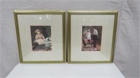 Pair of Victorian Children Prints