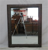 Modern Beveled Mirror in Frame