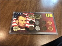 Oval office collection Lincoln pennies