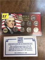 Oval Office collection of Jefferson nickel