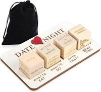 Lot of 4 Leofeck Wooden Date Night Dice Set, What