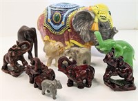 LOT 10 Elephant Figurines