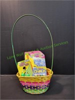 Easter Basket w/ Water Gun, Chalk & Jump Rope