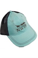 Ladies Cap Mint/Black meshback w/NWTF Logo