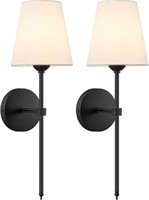 KUAUGST Wall Sconces Sets of 2  Retro Industrial W