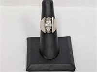 .925 Sterling CZ Marquise Ring Sz 6.5