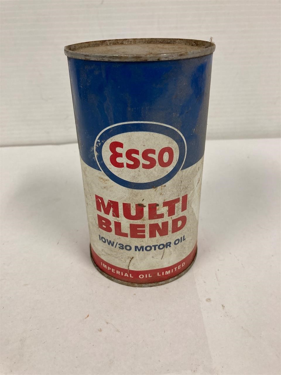 Esso multi blend 10/30 oil tin