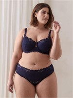 Additional Elle Unlined All-Over Lace Bra 44C