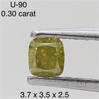 $450  Rare Fancy Natural Color Diamond(0.3ct)