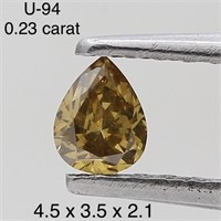 $400  Rare Fancy Natural Color Diamond(0.23ct)