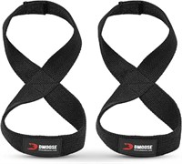 Size: M-Black DMoose Fitness Figure 8 Lifting Stra