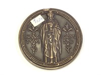 H. Wadere Priest Medallion 2.25" W