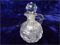 Heavy Crystal Cruet with Stopper