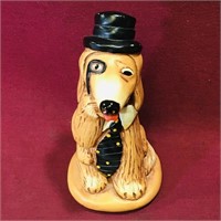 1979 Handpainted Stoneware Dog Figurine