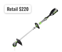 EGO 15in Telescopic Shaft Battery String Trimmer