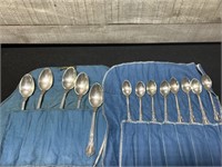 5 Matching Birks Sterling Silver Tea Spoons And 8
