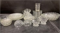 Anchor Hocking Clear Bubble Depression Glass