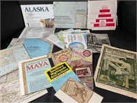 Ephemera paper lot maps, pikes, Peak, and more