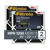 Filtrete 20x20x1 Air Filter, MPR 1200, MERV 11, Al