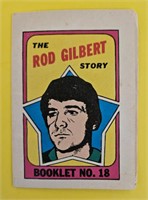 Rod Gilbert 1971-72 OPC Booklet Insert