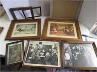 Vintage pictures & frame selection