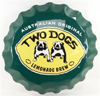 ** 2 Dogs Beer Tin Sign