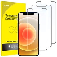 JETech Screen Protector for iPhone 12/12 Pro