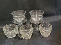 VTG Cubist Creamer, Sugar & More