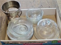 VTG Glass Plates, Bowls & More