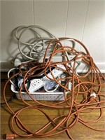 Grouping of extension cords and power strips