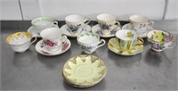 Lot of assorted cups & saucers