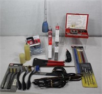 Double Flaring Tool Kit, Lincoln Rods, Hack Saws