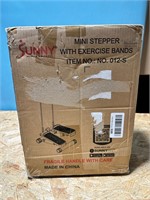 New Sunny Mini Stepper w/exercise bands