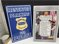 11x17 Police Metal Sign +