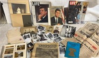 Old B/W Photos, Newspapers Nixon, Kennnedy, Old