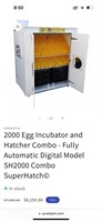 SureHatch SH2000 Combo Cabinet Incubator Huge!!