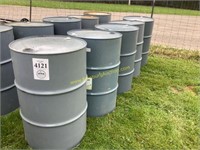 E.  (5) 55 gal steel drums with lids