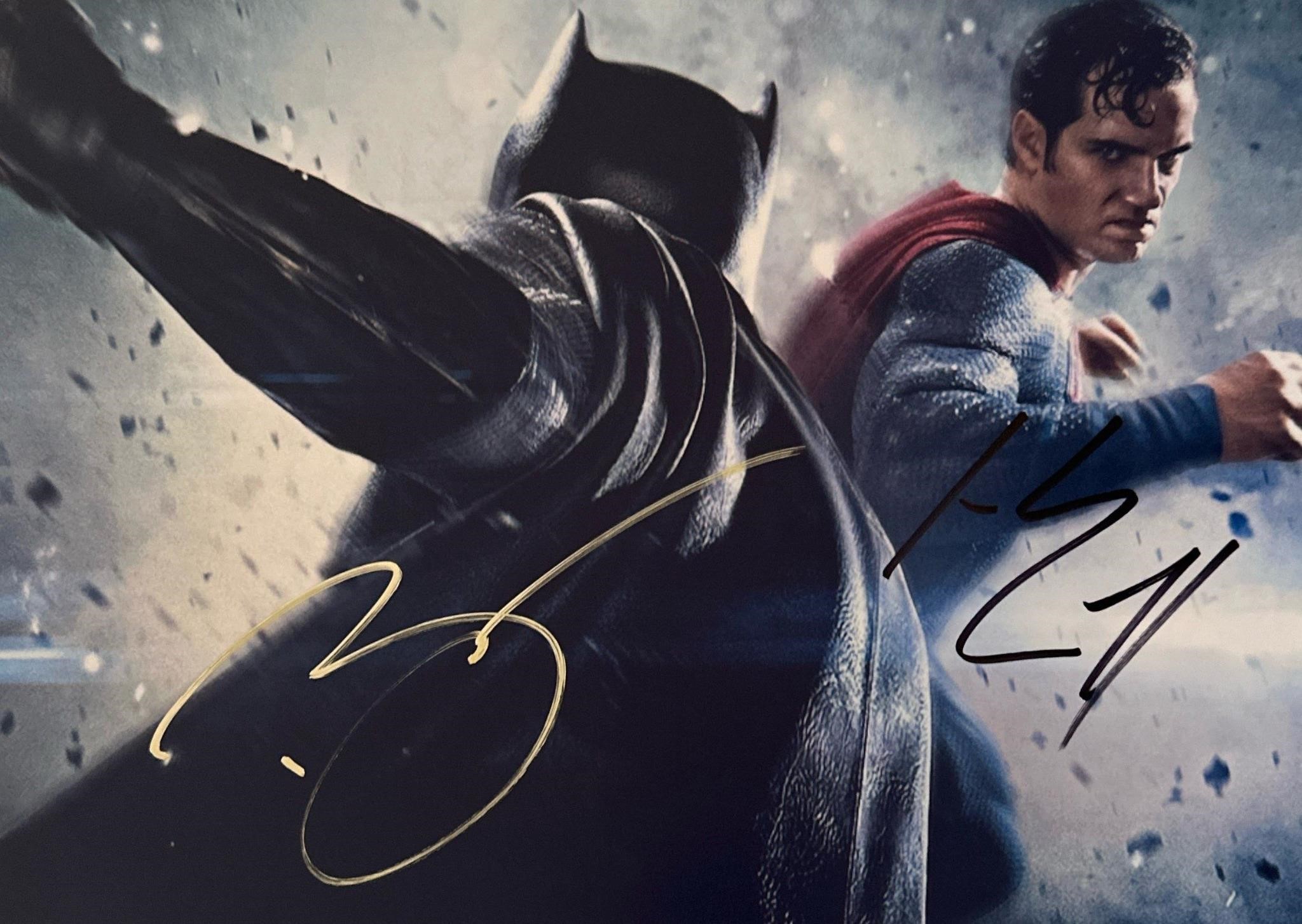 Autograph COA Justice League Photo