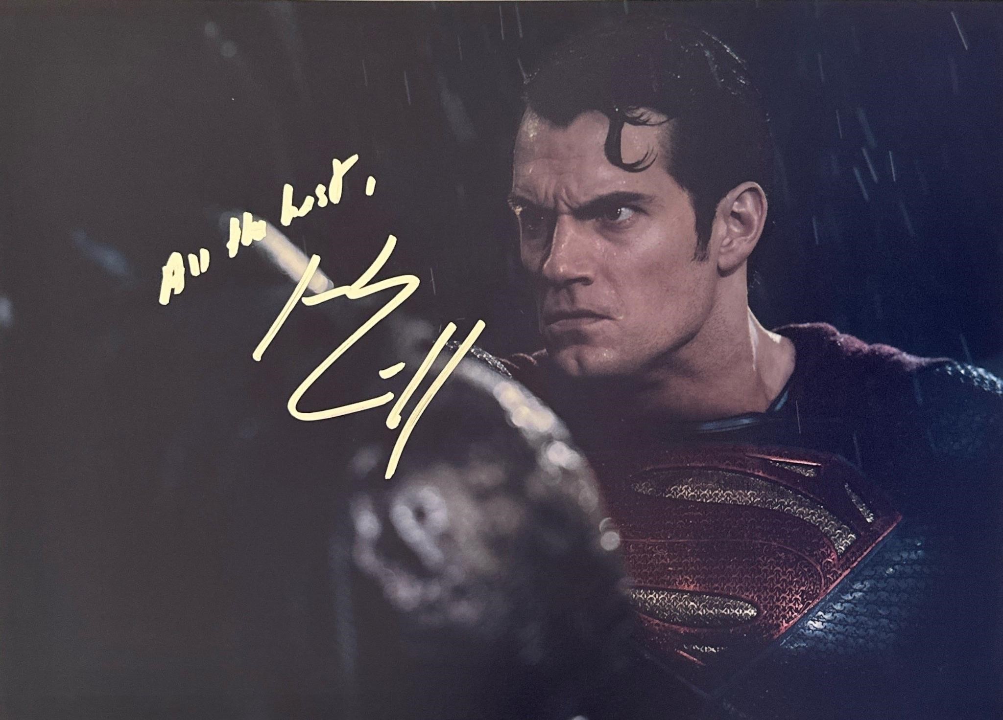 Autograph COA Justice League Photo