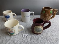 5 Various Drinking Mugs